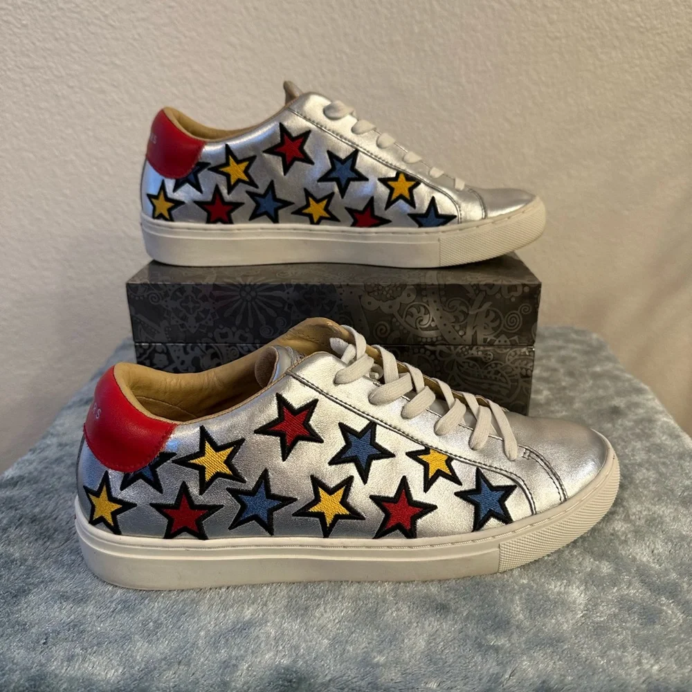 Skecher Street Rise Fit Metallic Stars Size 9.5 - Picture 8 of 16